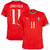 camisa de futebol portugal I 25/26 versão torcedor cor vermelho, camisa seleção portugal personalizada com nome e número do jogador joão félix, camisa portugal joão felix, camisa personalizada joao felix