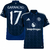 camisa de futebol manchester united II 24/25 versão torcedor personalizada com nome e núemero do jogador garnacho. Camisa Manchester United II cor azul personalizada Garnacho.
