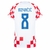 Camisa Croácia I 22/23[Kovacic] Versão Torcedor Nike Masculina - Branco+Vermelho - comprar online