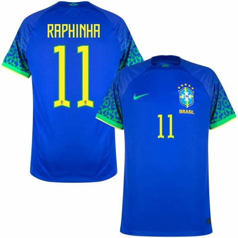 Camisa Brasil II 22/23[Raphinha] Versão Torcedor Nike Masculina - Azul