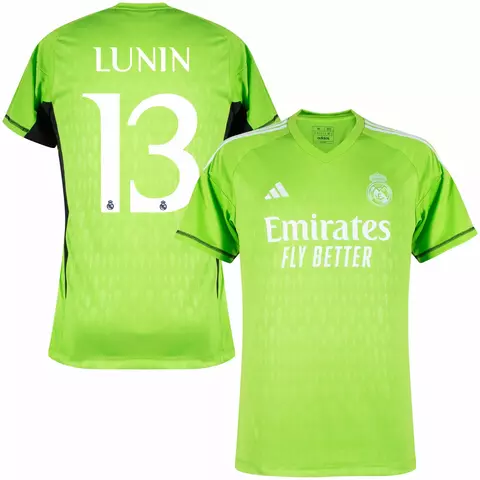camisa de futebol de goleiro real madrid