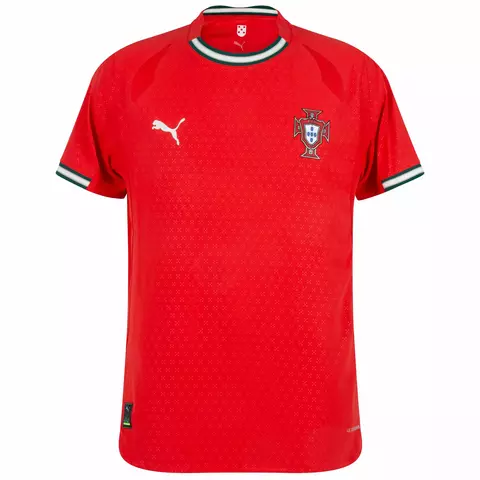 Camisa vermelha da seleção de Portugal, modelo I 24/25, versão torcedor da Nike para homens.