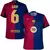 Camisa do Barcelona 23/24, versão torcedor, com o nome Gavi e número 6, nas cores azul e vermelho, com logo da Nike e patrocinadores. camisa barcelona personalizada com nome e número do jogador gavi.