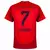 Camisa Bayern de Munique I 24/25(Gnabry) Versão Torcedor Adidas Masculina - Vermelho na internet
