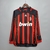 Camisa Retrô AC Milan I 06/07 Manga Longa - Versão Torcedor Adidas Masculina - Vermelho+Preto