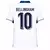 camisa de futebol seleção frança I cor branca personalizada com nome e número do jogador Bellingham.