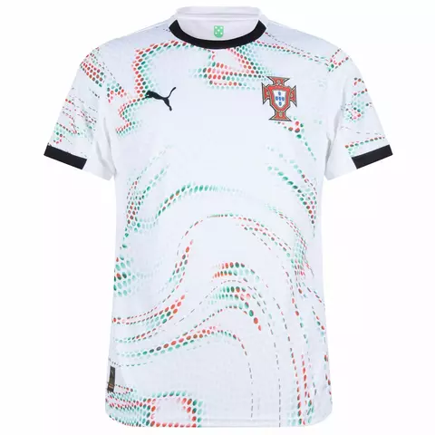 camisa de futebol portugal II 25/26 versão torcedor cor branco. camisa seleção de portugal away. camisa seleção portugal visitante.