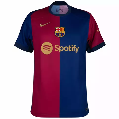 camisa barcelona I 24/25 versão torcedor cor azul com vermelho, camisa barcelona time da espanha