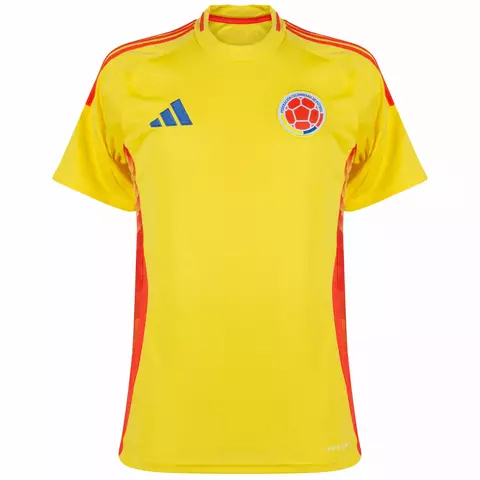 camisa seleção colômbia I 24/25 versão torcedor cor amarela, 