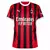 camisa ac milan I 24/25 versão torcedor preto com vermelho, camisa milan  vermelho com preto