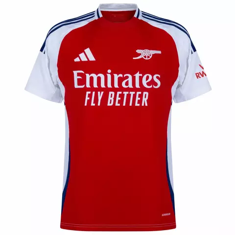 camisa arsenal I 24/25 versão torcedor vermelho com branco, nova camisa arsenal de futebol 