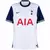 Camisa de futebol Tottenham I 24/25 versão torcedor cor branca com mangas azul. camisa de time tottenham temporada 2025.
