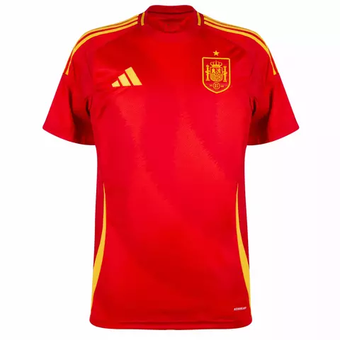 camisa de futebol espanha I 24/25 versão torcedor cor vermelho. camisa seleção espanha cor vermelha, camisa espanha 