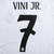 Camisa Real Madrid I 24/25(Vini Jr) Versão Torcedor Adidas Masculina - Branco - loja online
