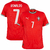 camisa de futebol portugal I 25/26 versão torcedor cor vermelho, camisa seleção portugal personalizada com nome e número do jogador cristiano ronaldo, camisa portugal cr7, camisa personalizada cr7