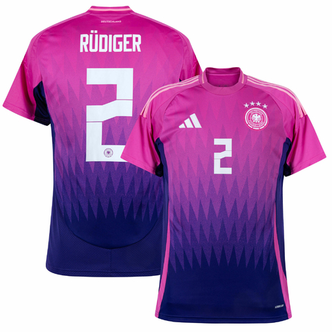 Camisa Alemanha II 24/25(Rudiger) Versão Torcedor Adidas Masculina - Roxo - comprar online