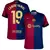 camisa barcelona I 24/25 versão torcedor cor azul com vermelho personalizada com nome e número do jogador lamine yamal
