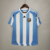 Camisa Retrô Argentina I 2010 - Versão Torcedor Adidas Masculina - Azul+Branco