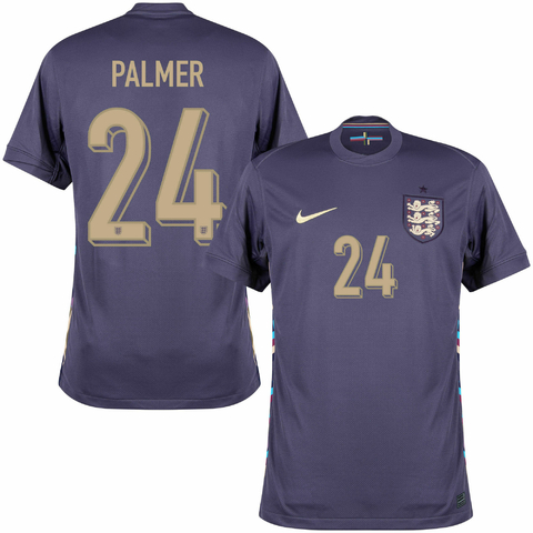 camisa de futebol Inglaterra II 24/25 versão torcedor cor amarelo, camisa seleção inglaterra personalizada com nome e número do jogador palmer. camisa inglaterra palmer.
