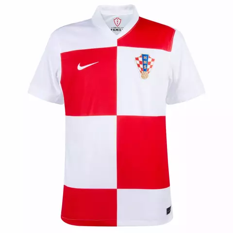 camisa de futebol seleção croácia cor branco e vermelho versão torcedor, camisa croácia I 24/25 - versão torcedor