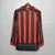 Camisa Retrô AC Milan I 06/07 Manga Longa - Versão Torcedor Adidas Masculina - Vermelho+Preto - comprar online