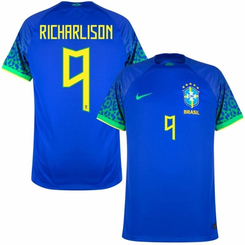 Camisa Brasil II 22/23[Richarlison] Versão Torcedor Nike Masculina - Azul