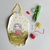 Quadrinho de porcelana com bordado - comprar online