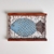 Bandeja de madeira com mosaico de cerâmica - comprar online