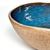 Cuba de apoio em cerâmica esmaltada – azul profundo - Ruffi Cerâmicas