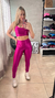 Legging Lisa Feel Rib - Pink Brilho na internet