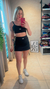 Shorts Saia Preto na internet