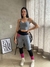 Legging Challeng Yourself - Mescla, preta e pink