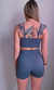 Conjunto Poliamida Verde - Linha Basic - LADY FOCUS MODA FITNESS