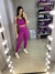Legging Jacqard Framboesa com Preto na internet
