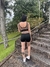 Top Físico Bicores Preto com Castanho - COM BOJO - LADY FOCUS MODA FITNESS