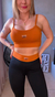 Top Curto Premium Caramelo - COM BOJO - LADY FOCUS MODA FITNESS