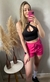 Shorts Sobreposto Pink Goiaba - Com cordão personalizado! na internet