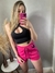 Shorts Sobreposto Pink Goiaba - Com cordão personalizado! - LADY FOCUS MODA FITNESS