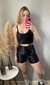 Shorts Liso Feel Rib - Preto Brilho - loja online