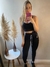 Legging Lycra Preta - com Cordão Personalizado - comprar online