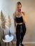 Legging Lycra Preta - com Cordão Personalizado - LADY FOCUS MODA FITNESS