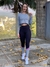 Cropped Manga longa Poliamida Mescla - comprar online