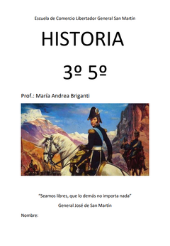 Historia 3º5º Prof. Briganti