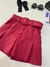 Shorts/Saia Couro Fake - Pink