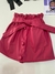 Shorts/Saia Couro Fake - Pink - loja online