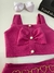 Conjunto Croped + Shorts/saia - Pink - comprar online
