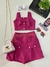 Conjunto Croped + Shorts/saia - Pink - Point Kids