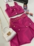 Conjunto Croped + Shorts/saia - Pink - loja online