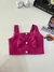 Conjunto Croped + Shorts/saia - Pink na internet