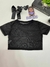 Croped tule- Preto - Point Kids